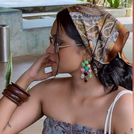 Raha Wooden Bangle Stack of 4