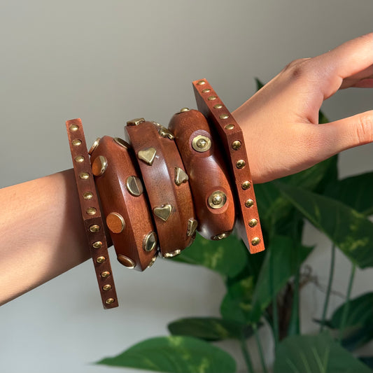 Wooden Handmade Bangle - Small