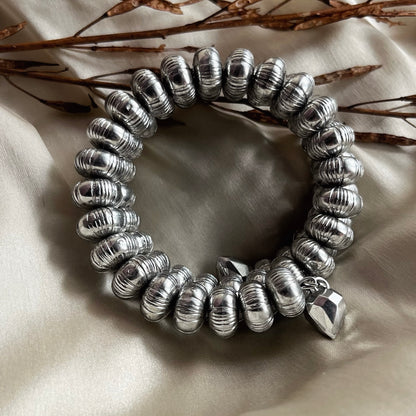 Silver Helix Spiral Bracelet