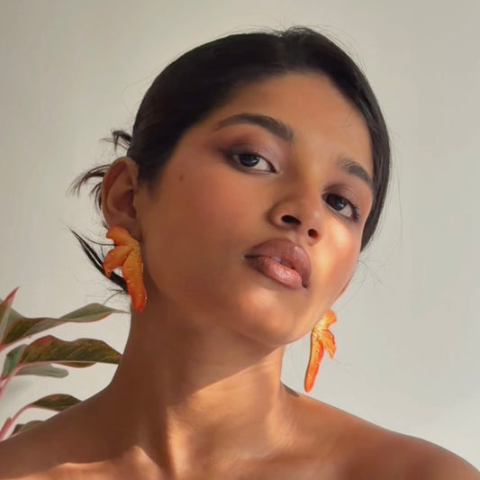 Gilded Autumn Leaf Drops