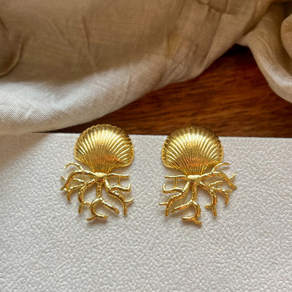 Ocean Bloom Statement Earrings