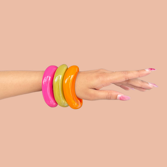 Neon Pop Resin Bangles