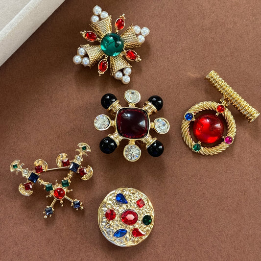Vintage Regal Luxe Brooch Collection
