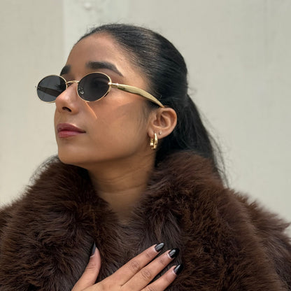 Panther Oval Sunglasses