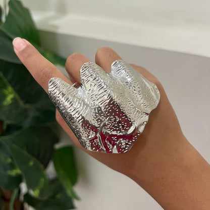 Tidal Hand Cuff Ring