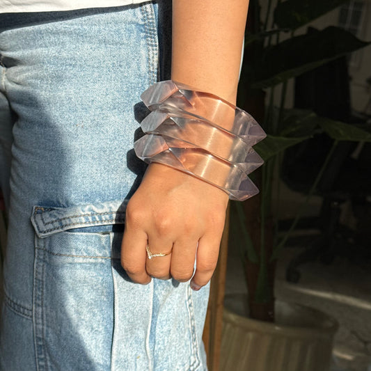 Clear Resin Bangle