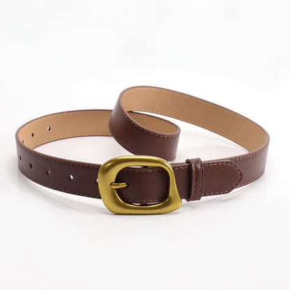 Vintage Oval Buckle Belt