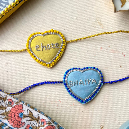 Bhaiya Chote Handmade Beaded Rakhi