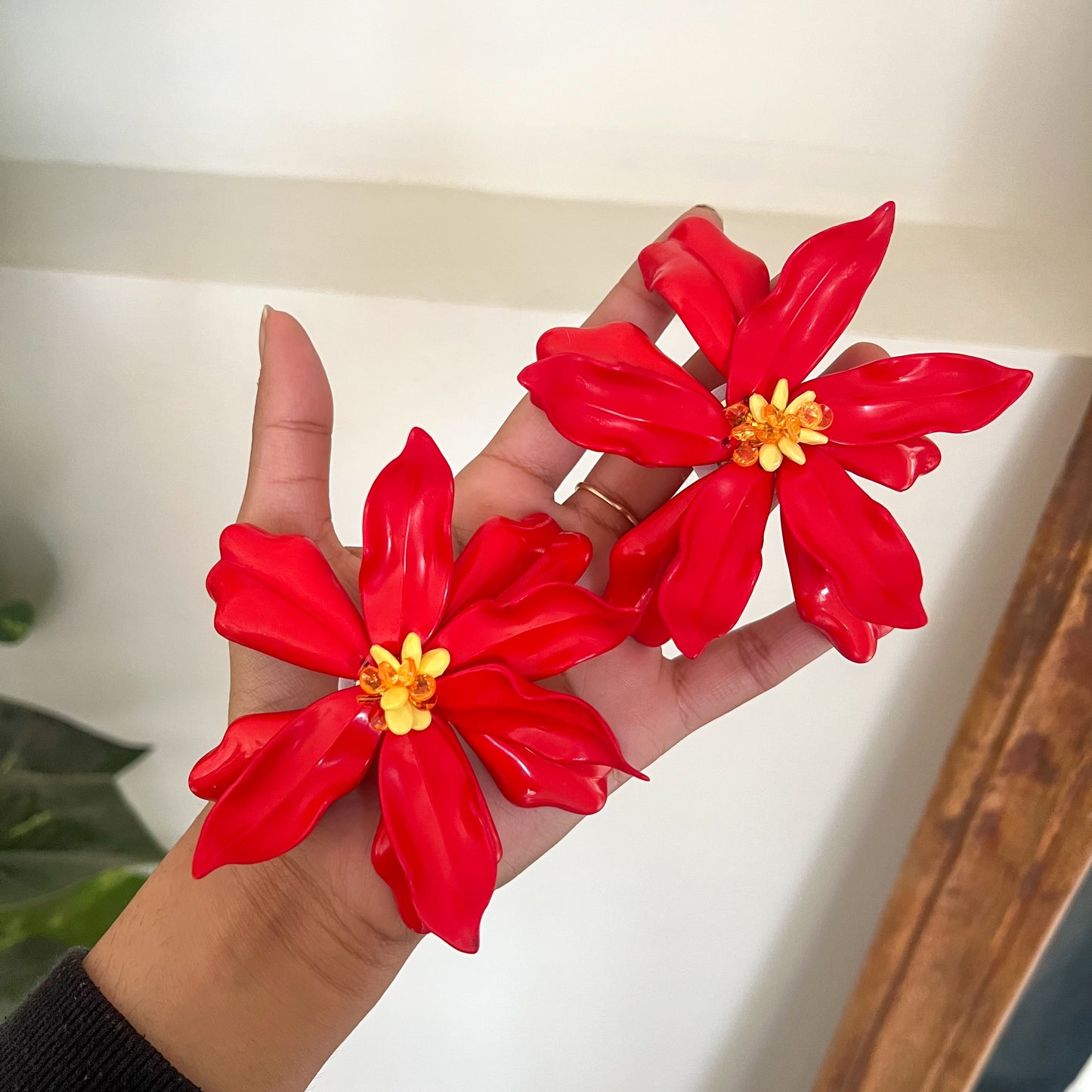 Floral Statement Earrings