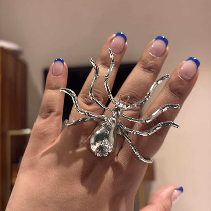 Spider Statement Metal Ring