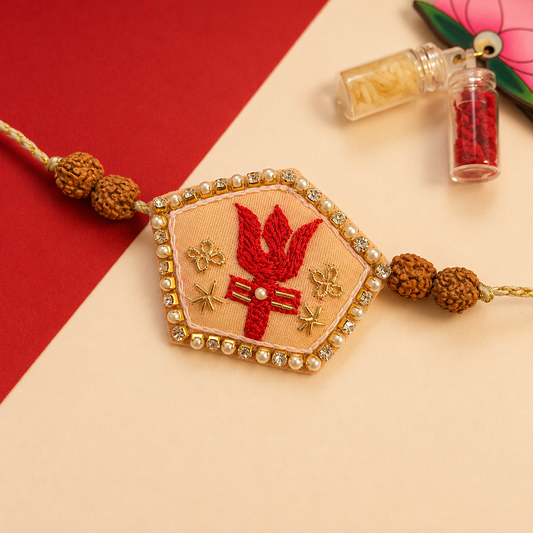 Trishul Handmade Rakhi