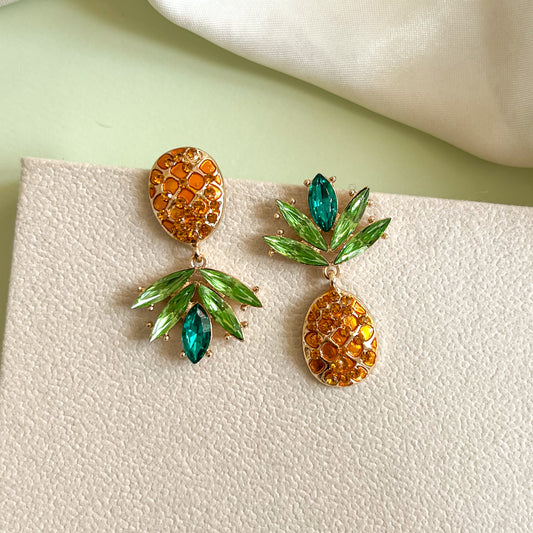 Pineapple Mismatch Earrings