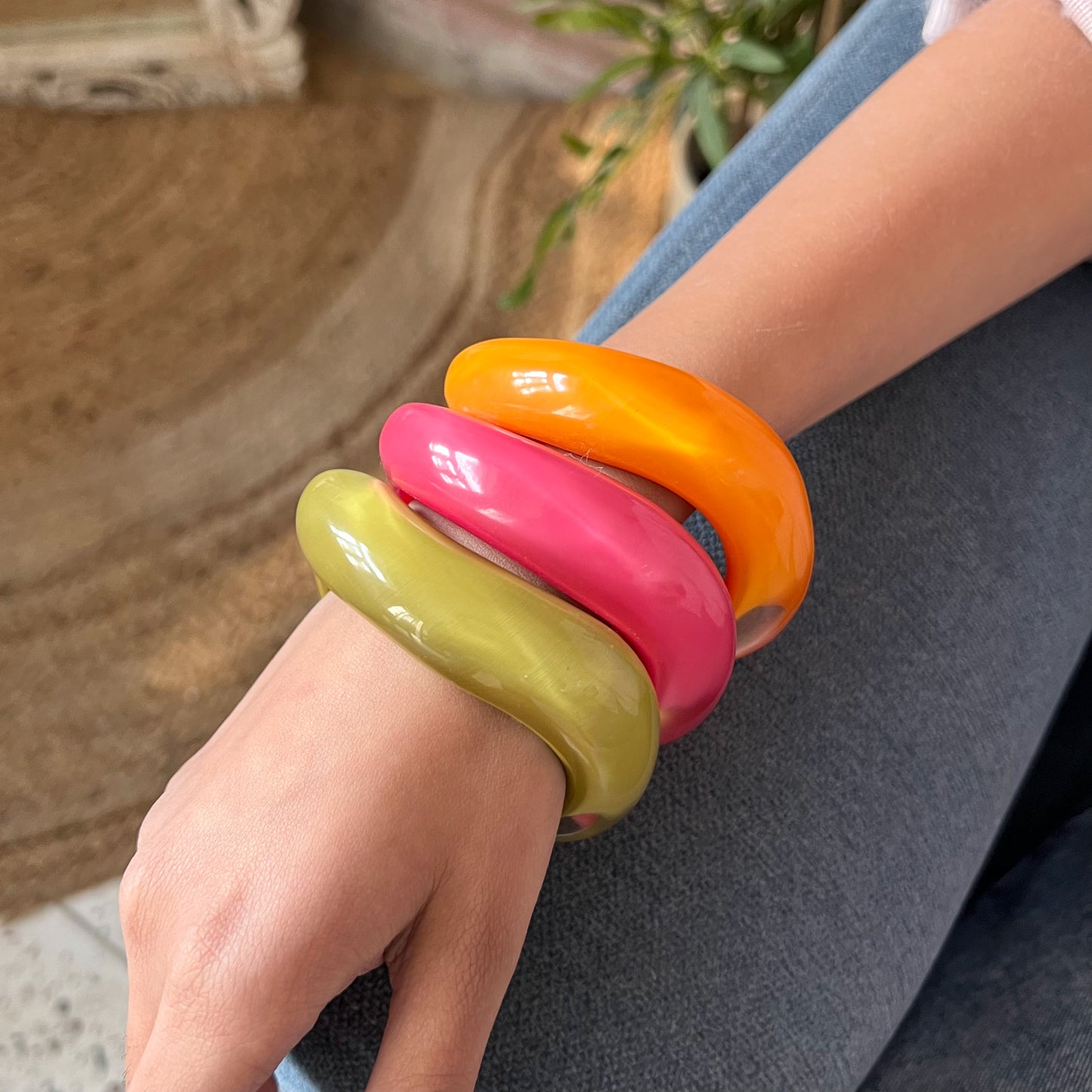 Neon Pop Resin Bangles