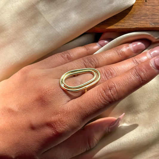 Crissy Handmade Brass Ring