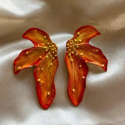 Gilded Autumn Leaf Drops