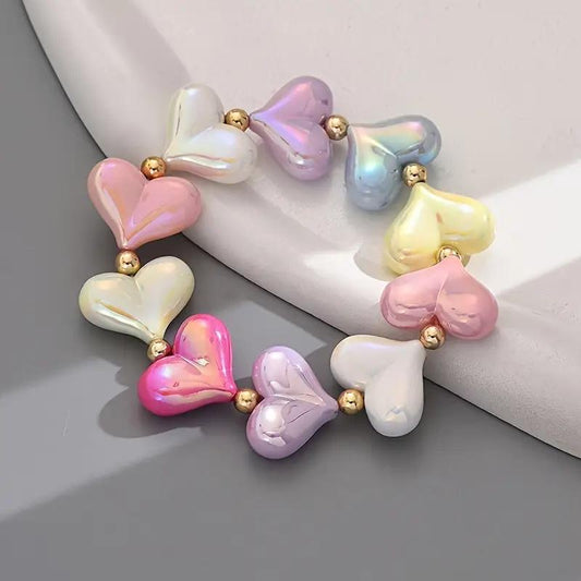 Heart Pop Multi-Color Bracelet