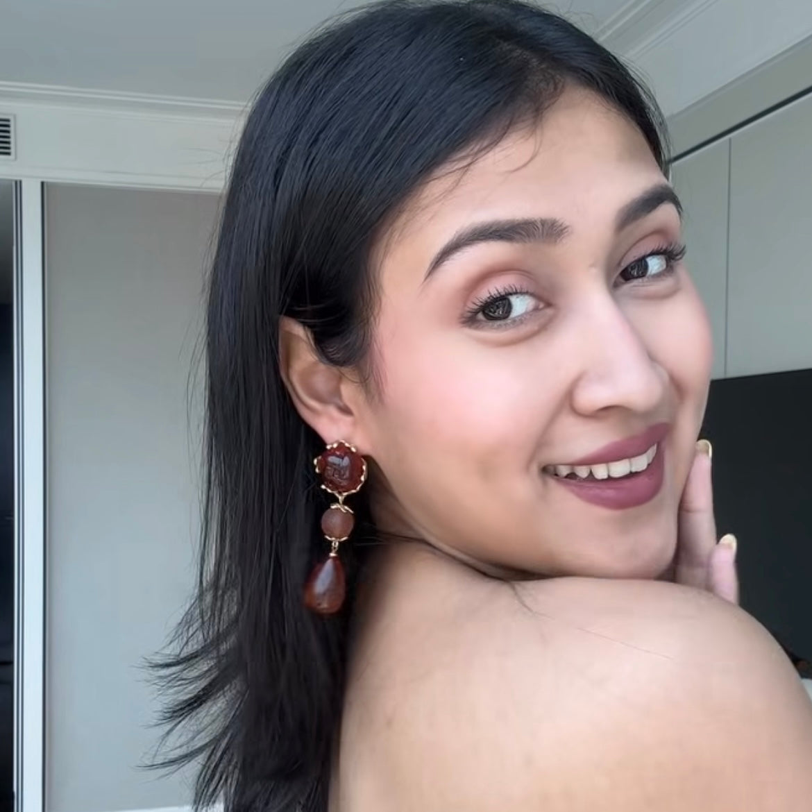 Going Out With My Man Drop Earrings