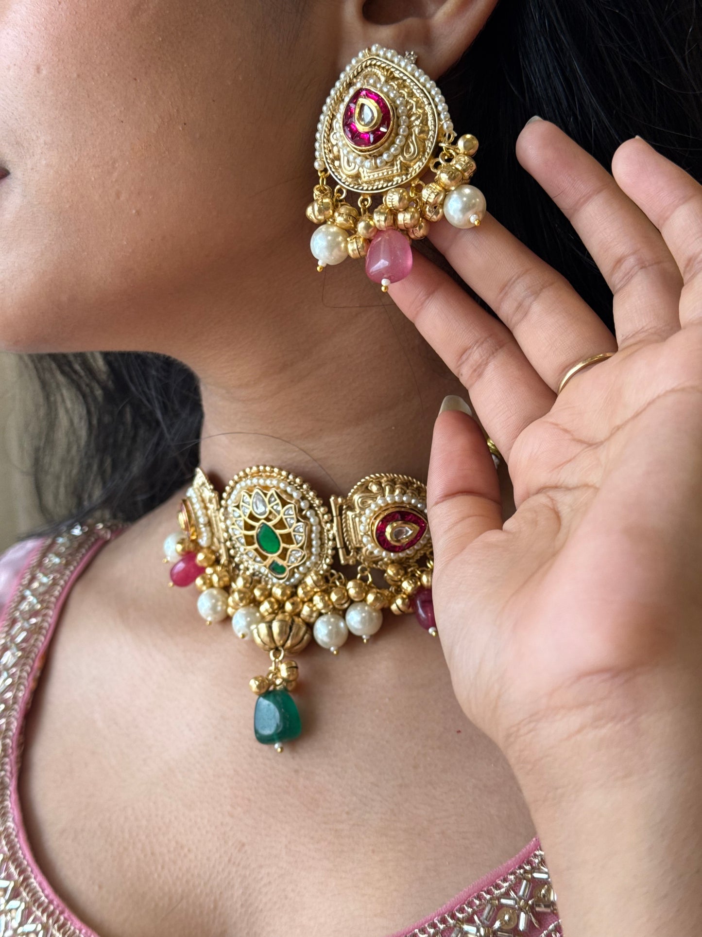 Gulbahar Antique Choker Set