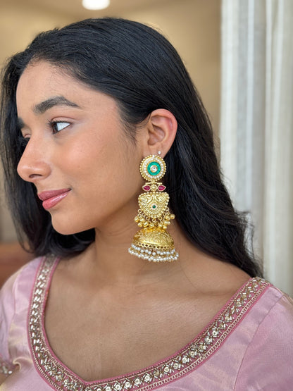 Khwab Ghungroo Jhumki Earrings