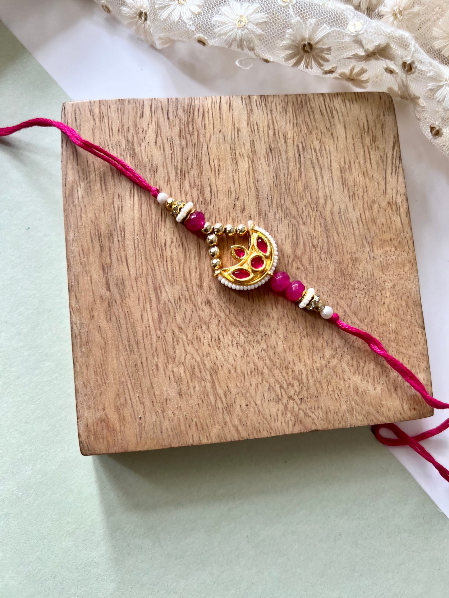 Chaand Phool Rakhi Set