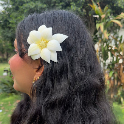 Serene Lotus Blossom Hair Clip