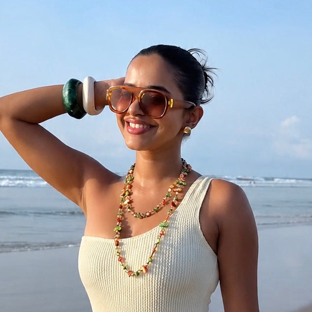 Earthly Multi-Layer Beaded Necklace