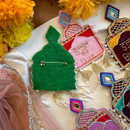 Wedding Brooches (Dulhan ki side)