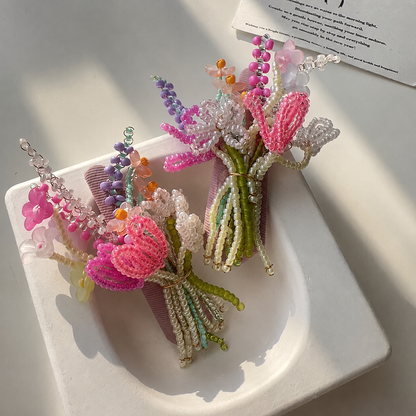 Flower Garden Hair Clip