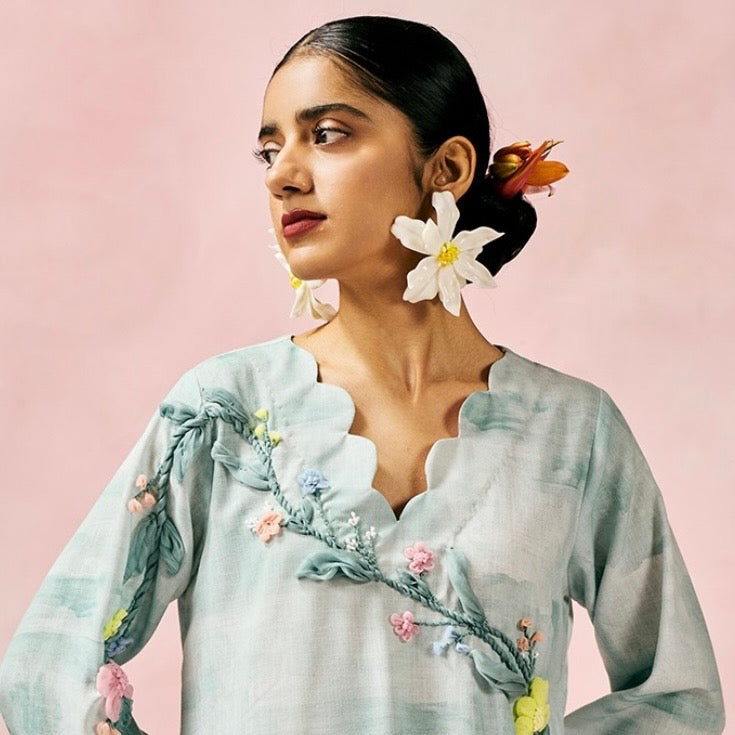 Floral Statement Earrings