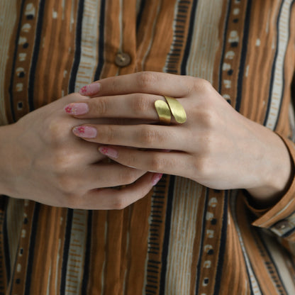 Clara Handmade Brass Ring