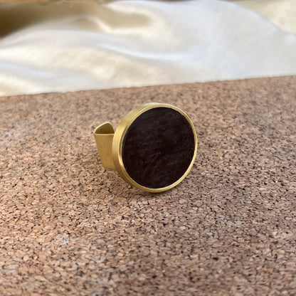 Aster Handmade Brass Ring