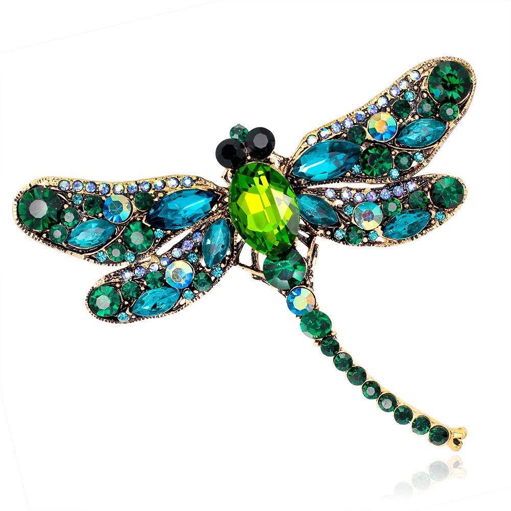 Studded Dragonfly Brooch