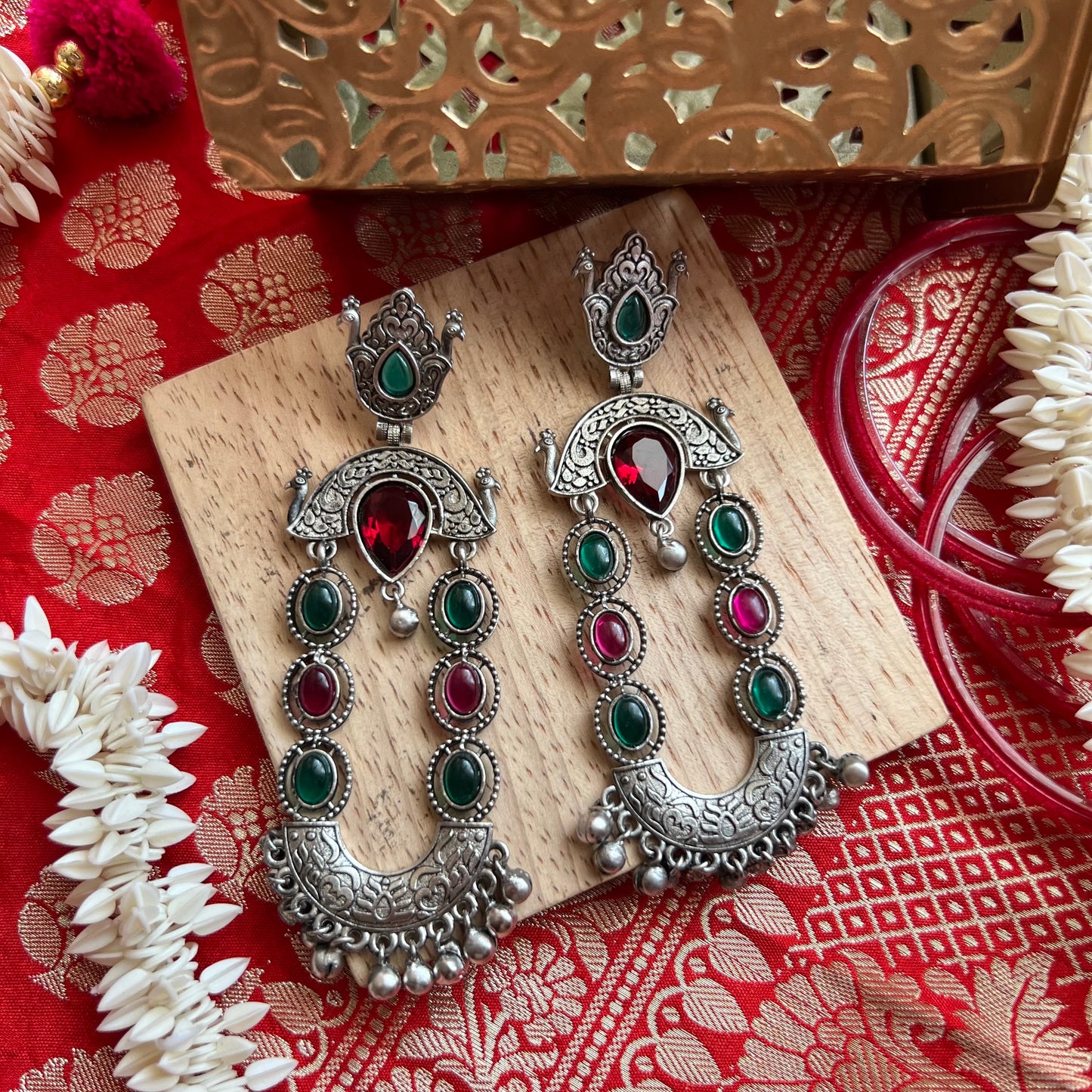 Devika Multi Silver Temple Jewellery