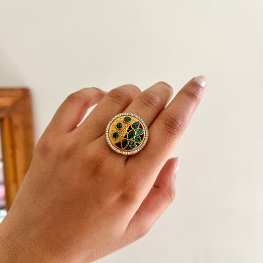 Vrinda Heritage Adjustable Ring