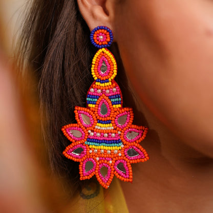 Rangrez Handmade Beaded Earrings