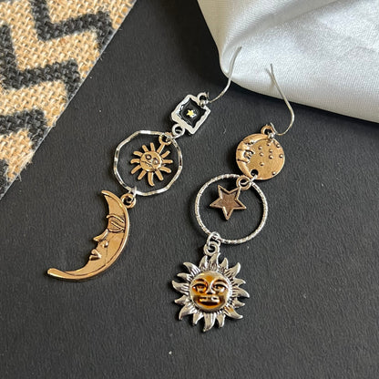 Sun & Moon Mystic Drop Earring