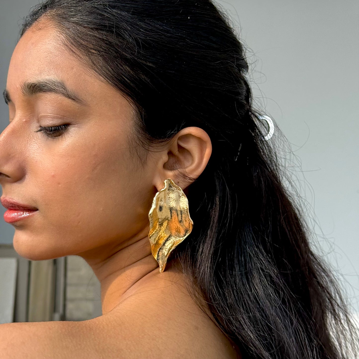 Lucifer Classic Vintage Gold Earrings