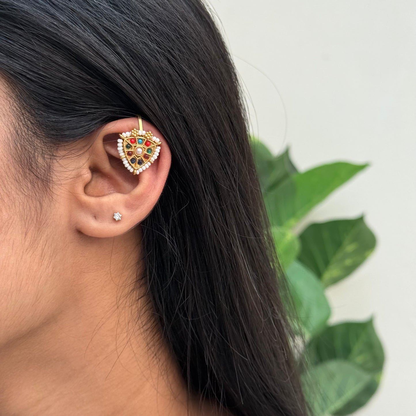 Royal Gemstone EarPin Collection