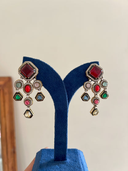 Rangrez Mosaic Drop Earrings