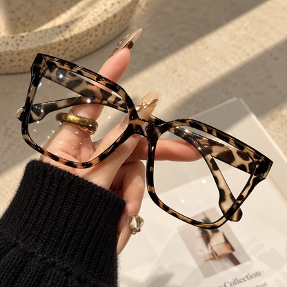 Leopard Glossy Thin Eyewear
