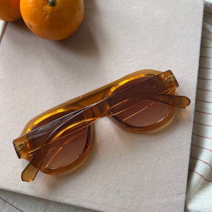 Amber Flat Top Sunglasses
