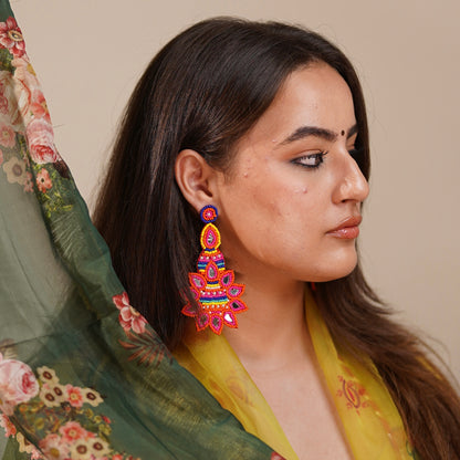 Rangrez Handmade Beaded Earrings