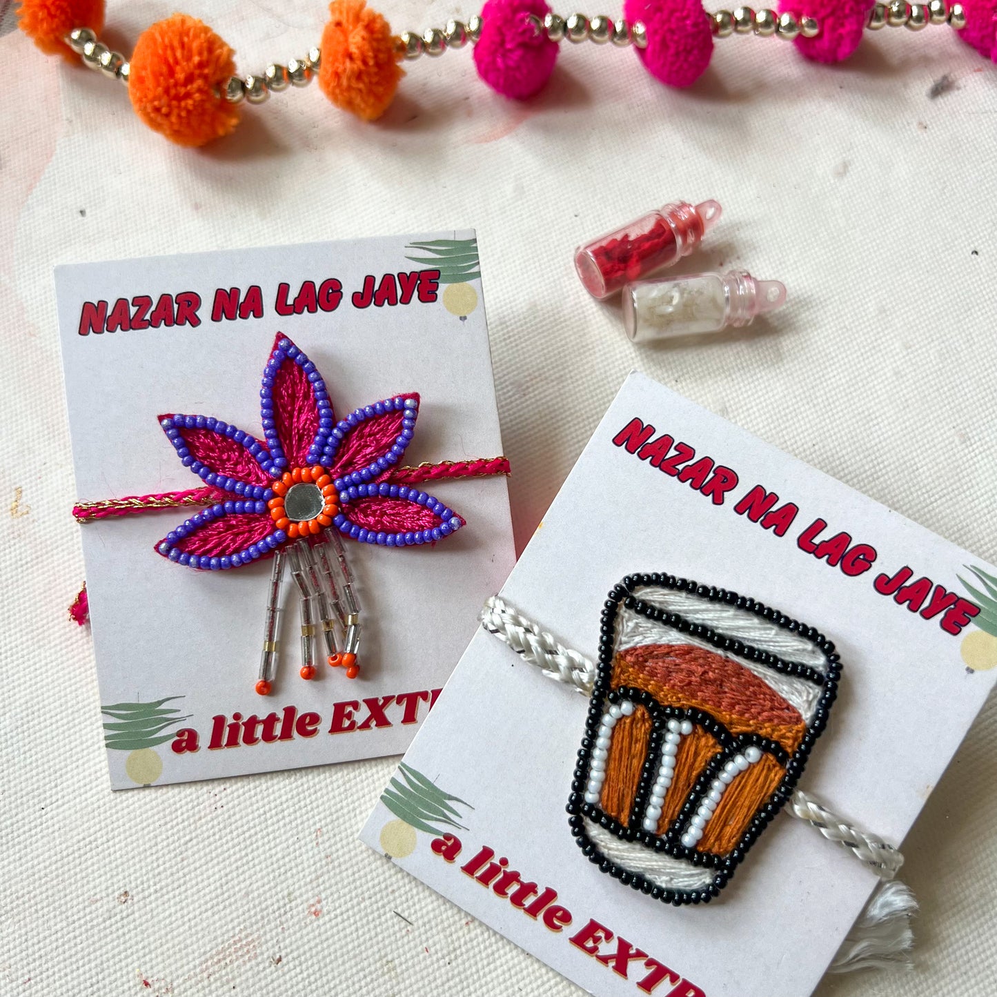 Beaded Rakhi Combos