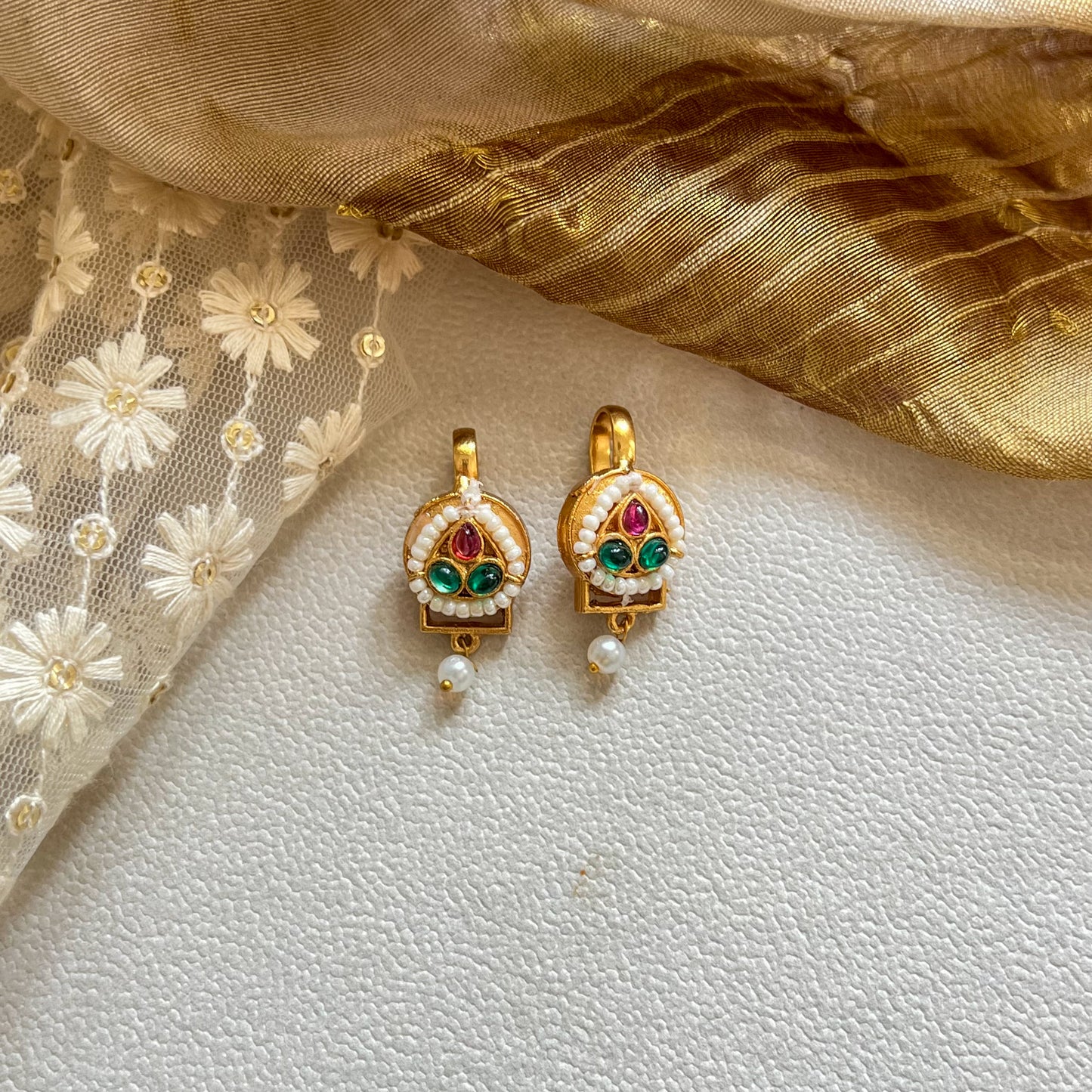 Royal Gemstone EarPin Collection