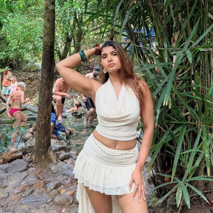 Coloured Glass Waist Chain