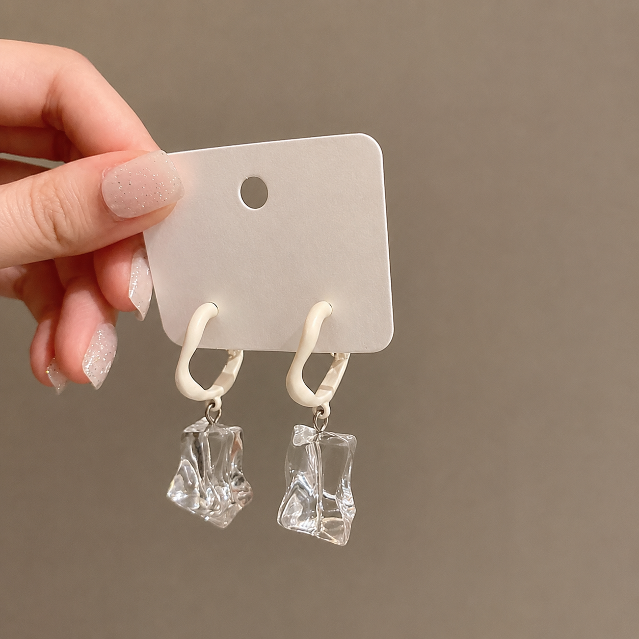 Crystal Ice Drop Earrings