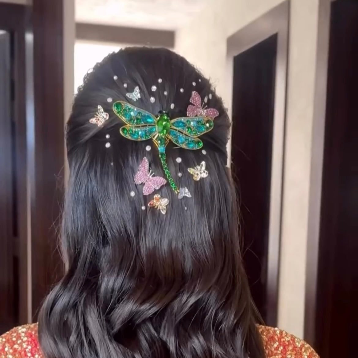 Studded Dragonfly Brooch