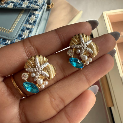 Mermaid’s Shell Studs