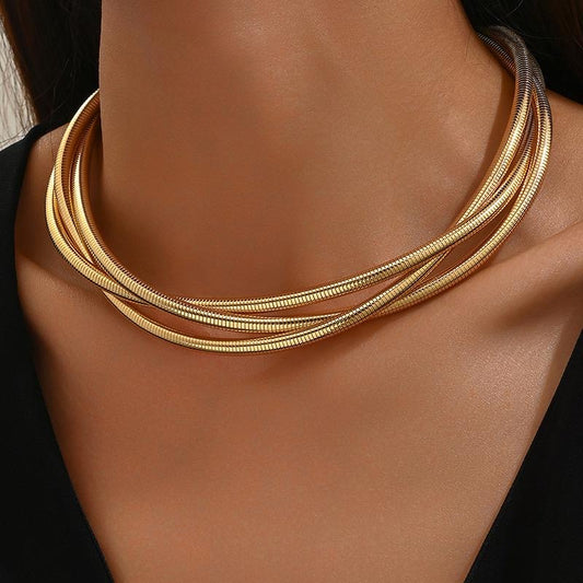 Coil Necklace Gold