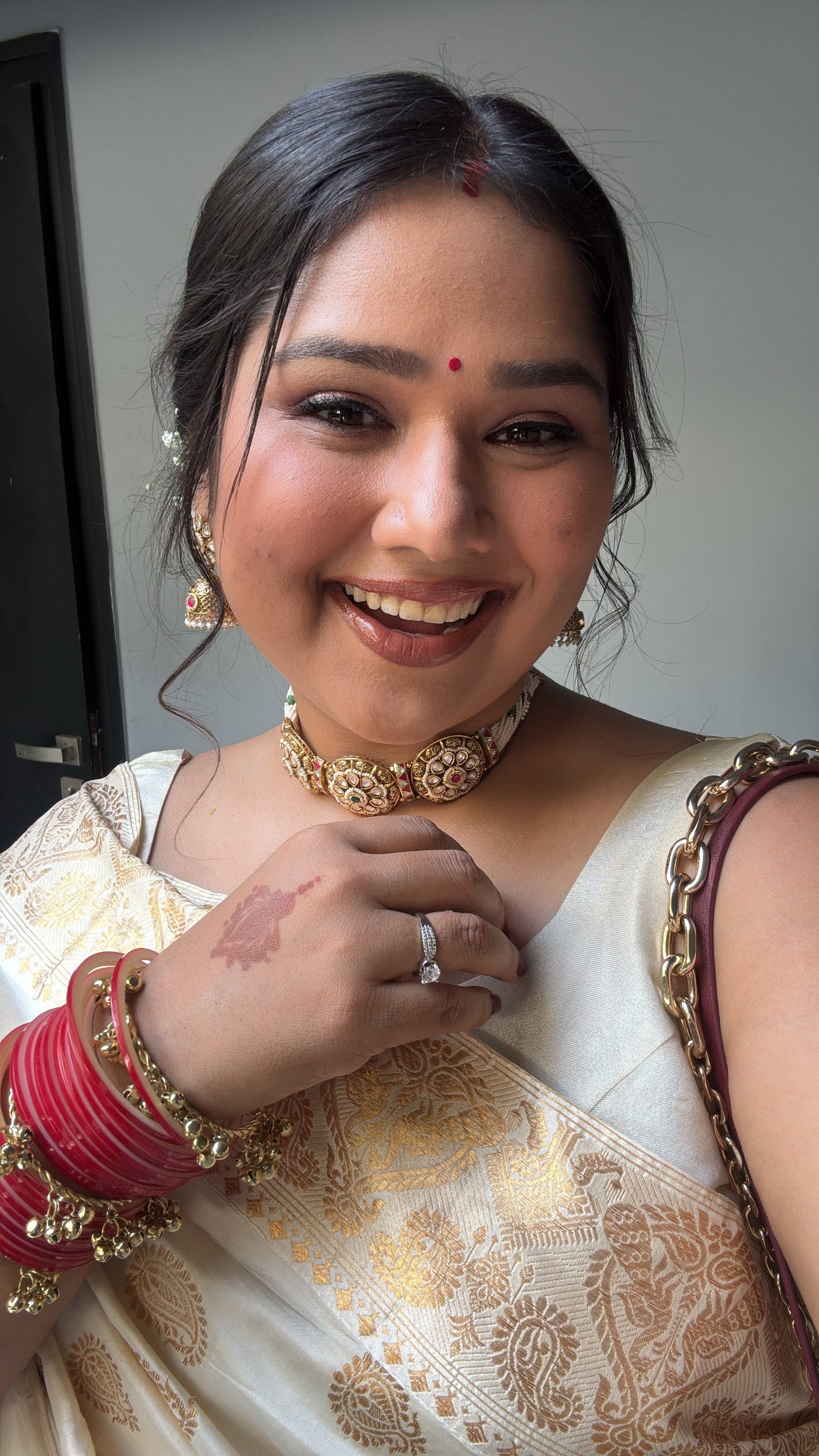 Rajmohini Polki Choker Set